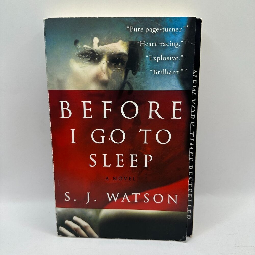 Before I Go To Sleep By S. J. Watson Paperback Novel